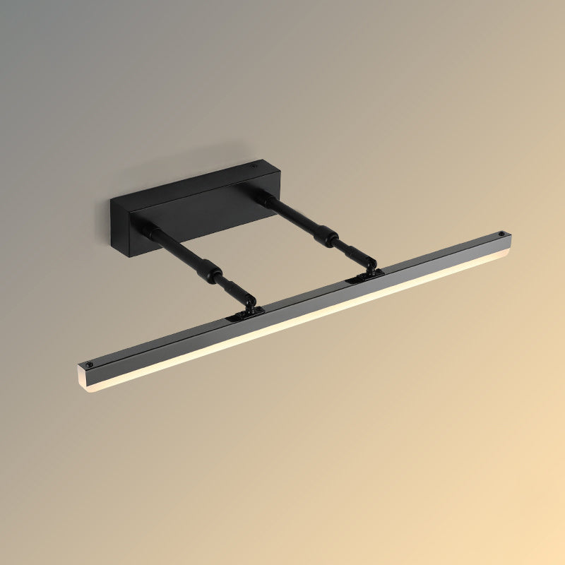 1 Light Tube Vanity Lighting Fixtures Modern Style Metal LED Mirror Lights