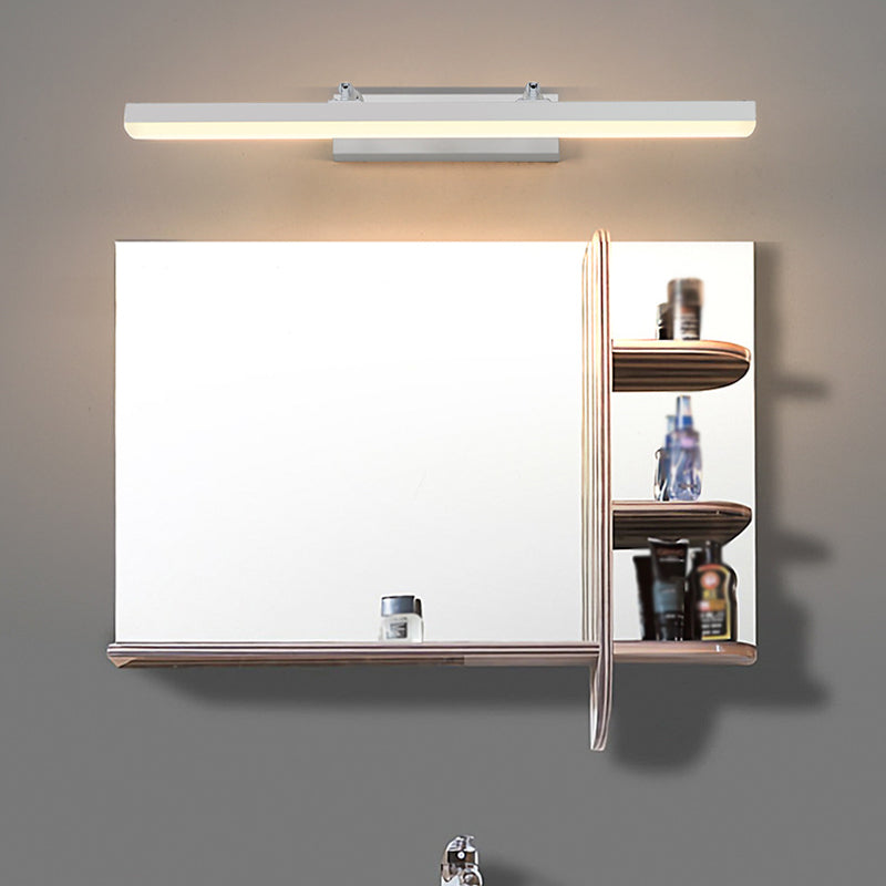 1 Light Tube Vanity Lighting Fixtures Modern Style Metal LED Mirror Lights