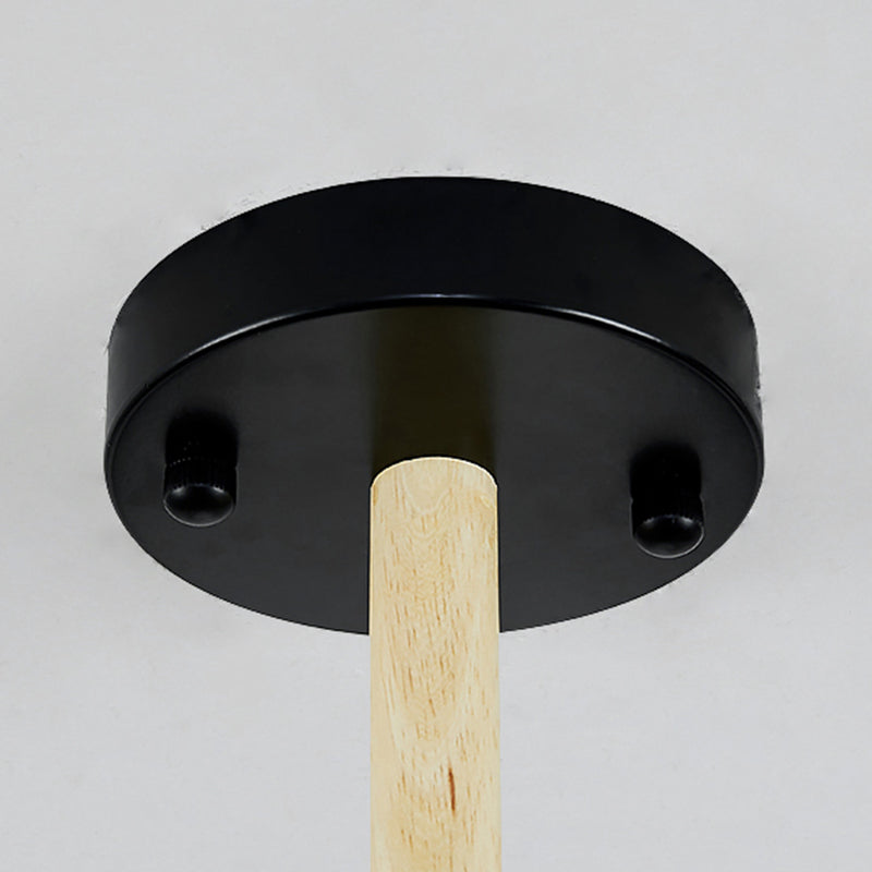 Iluminación colgante geométrica de múltiples luces lámpara de techo de metal de estilo moderno