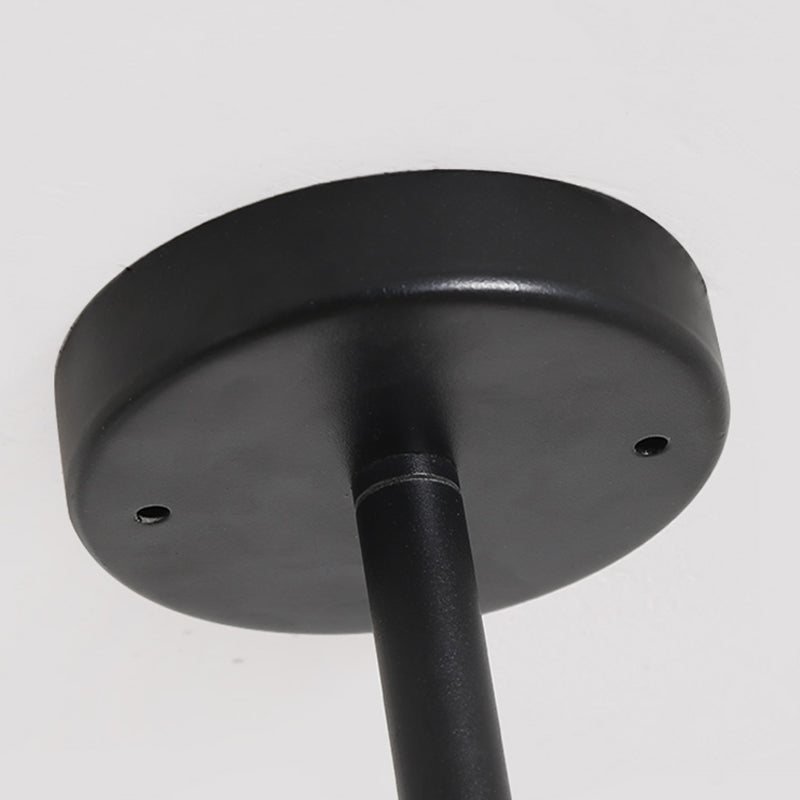 Lámpara de techo de metal de estilo moderno de lámpara colgante de múltiples luces