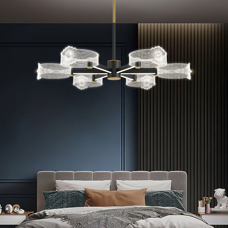 Multi -Leuchtring -Zweighängung mit modernem Metallhängellicht für Esszimmer hängende Leuchten