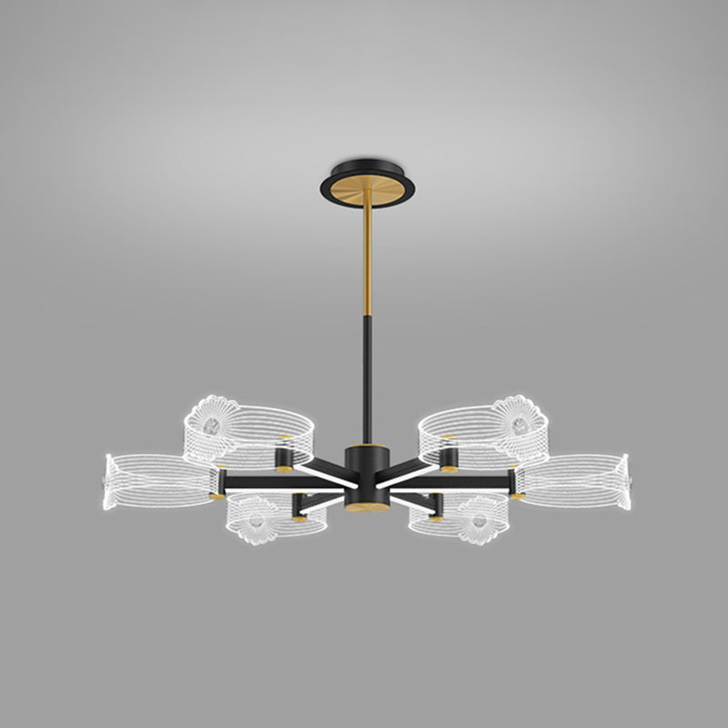 Multi -Leuchtring -Zweighängung mit modernem Metallhängellicht für Esszimmer hängende Leuchten