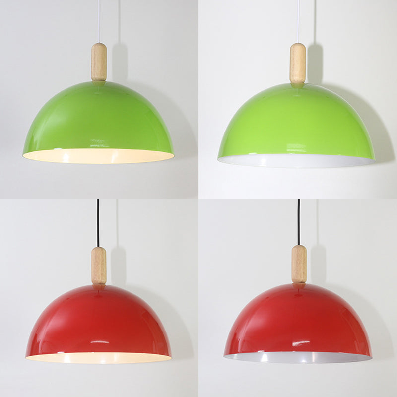 Kegelform hängende Beleuchtung moderner Metall 1 Licht Anhängerlampe für den Kindergarten