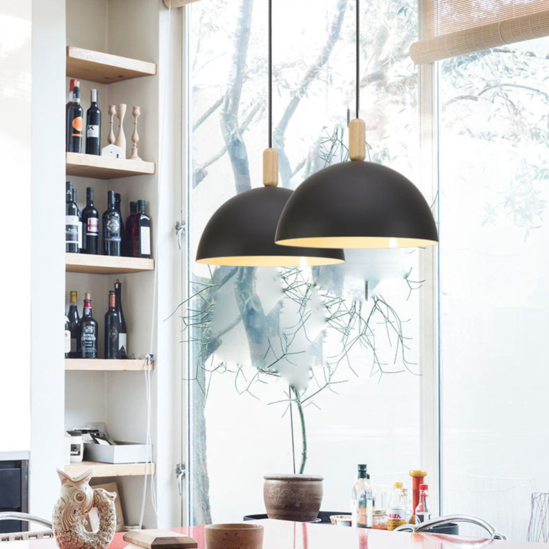 Kegelform hängende Beleuchtung moderner Metall 1 Licht Anhängerlampe für den Kindergarten