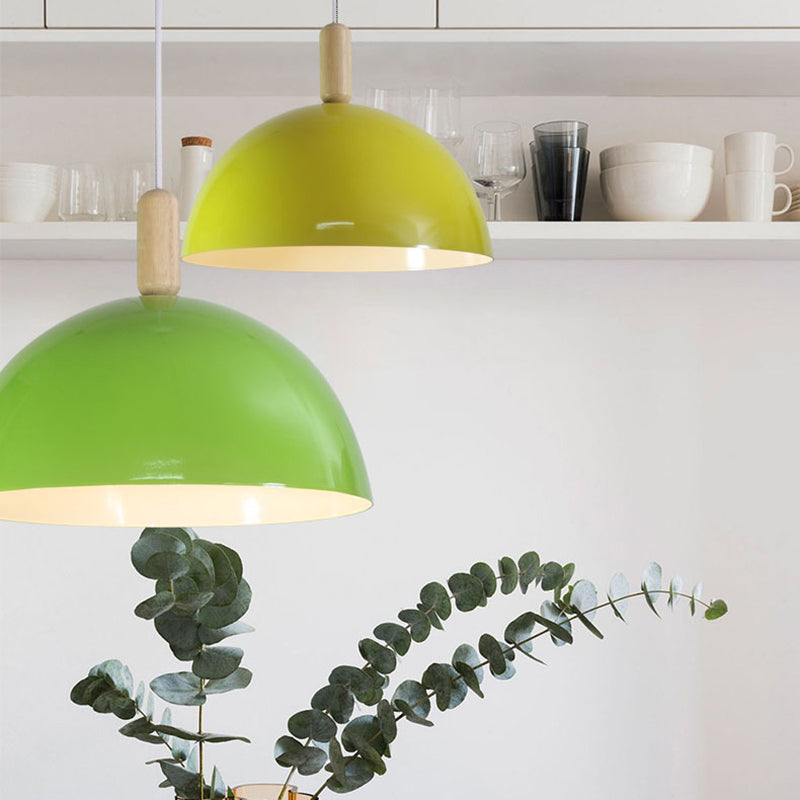 Kegelform hängende Beleuchtung moderner Metall 1 Licht Anhängerlampe für den Kindergarten