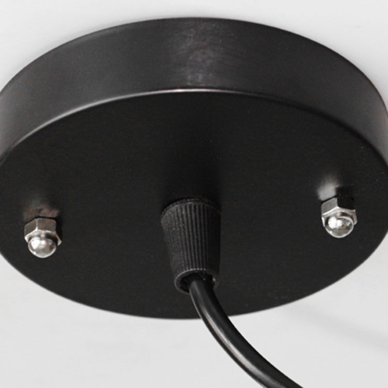 Forme de cône en métal Lumières suspendues modernes Macaron Macaron 1-Light Hanging Mount Fixture