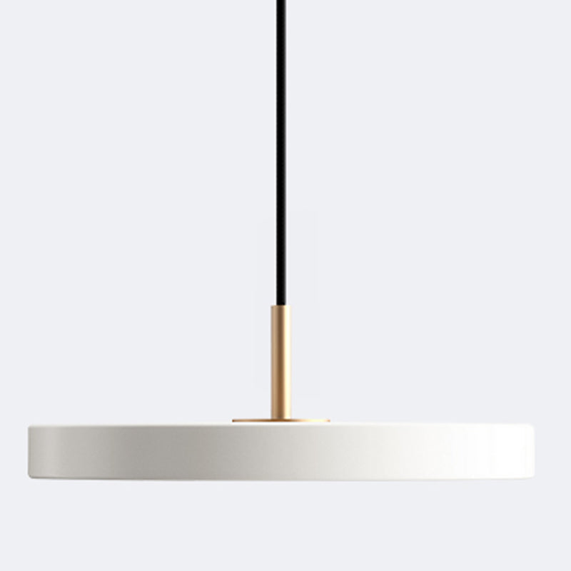 Forme circulaire de style moderne Hanging Light Metal 1 Light Hanging Lamping for Restaurant