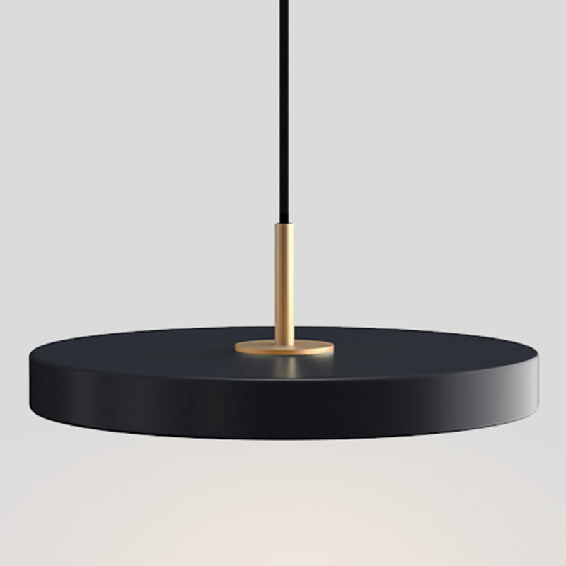 Forme circulaire de style moderne Hanging Light Metal 1 Light Hanging Lamping for Restaurant