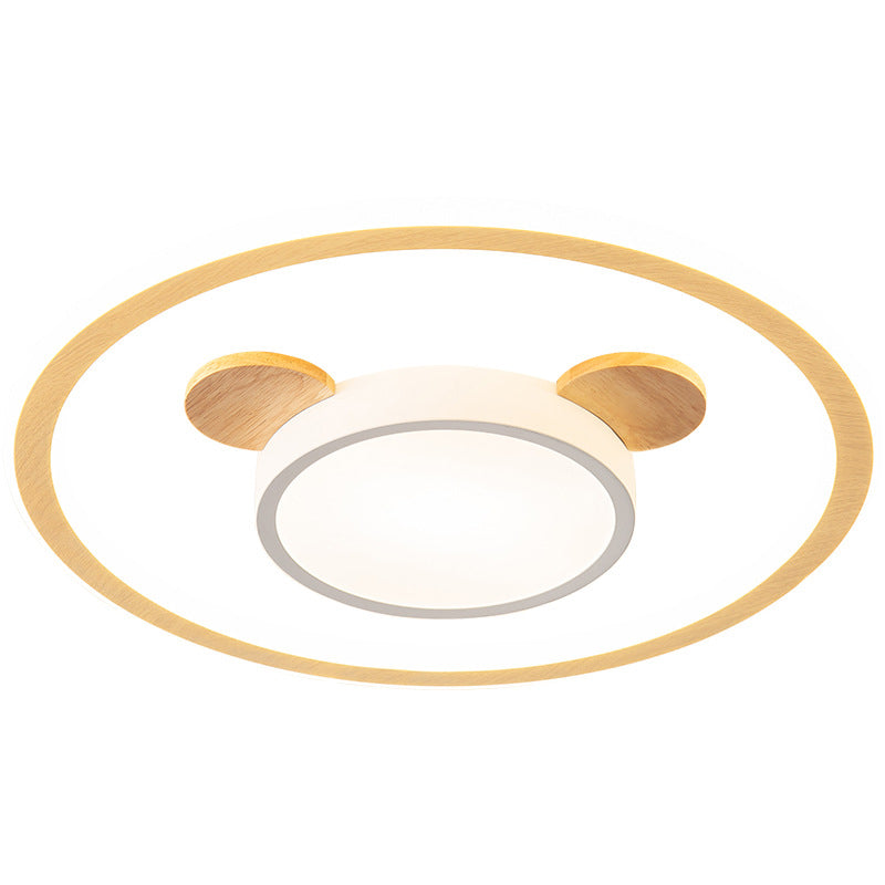 Estilo nórdico de montaje de la luz del techo de la montura de la luz del techo de la madera