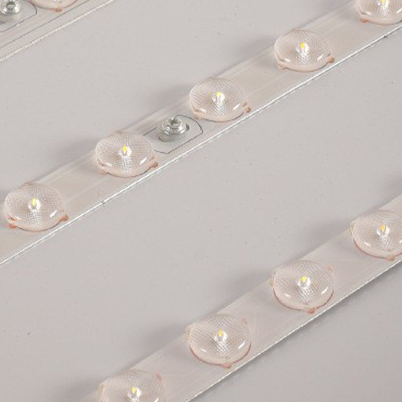 Houten Cirkel Flush-Mount Light Armatuur Moderne LED Flush Mount Plafond Licht