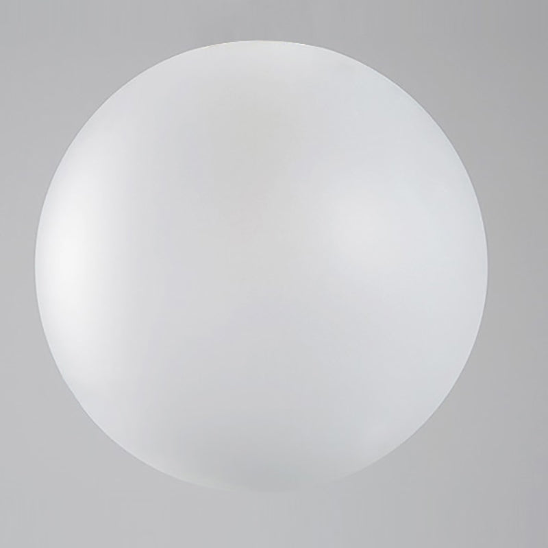 Mini Balle en forme de suspension de lampe de lampe à lampe 1-Bulb Lumière avec une teinte en verre pour le chevet