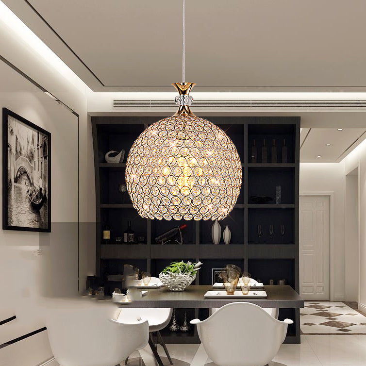 Luminaire suspendu moderniste à lampe en forme de dôme pour le couloir