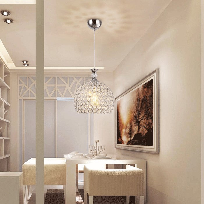 Luminaire suspendu moderniste à lampe en forme de dôme pour le couloir