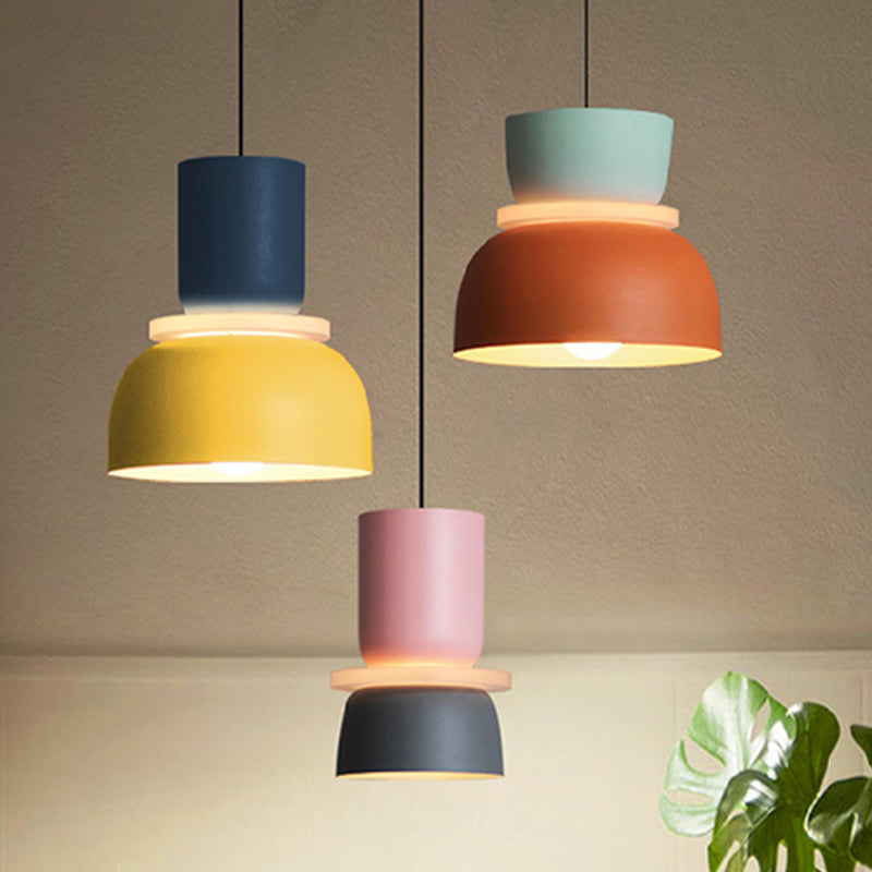 Macaron Bloblocking Spender Lamp Metal 1 Sospensione Luce Light per soggiorno