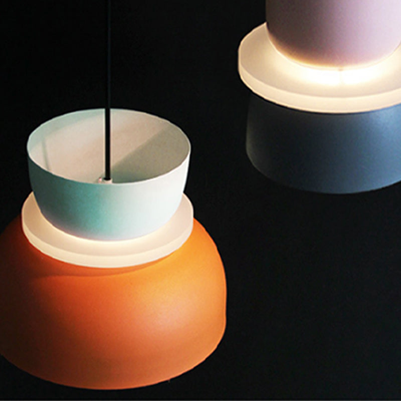 Macaron Bloblocking Spender Lamp Metal 1 Sospensione Luce Light per soggiorno