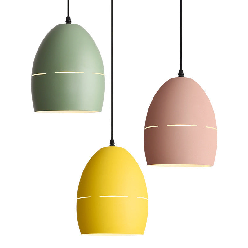 Luminaire de lampe à chute en forme de dôme multicolore