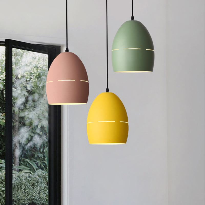 Luminaire de lampe à chute en forme de dôme multicolore