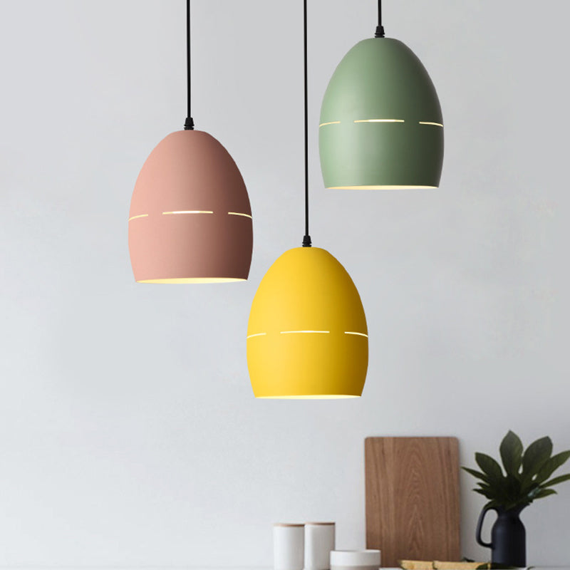 Luminaire de lampe à chute en forme de dôme multicolore