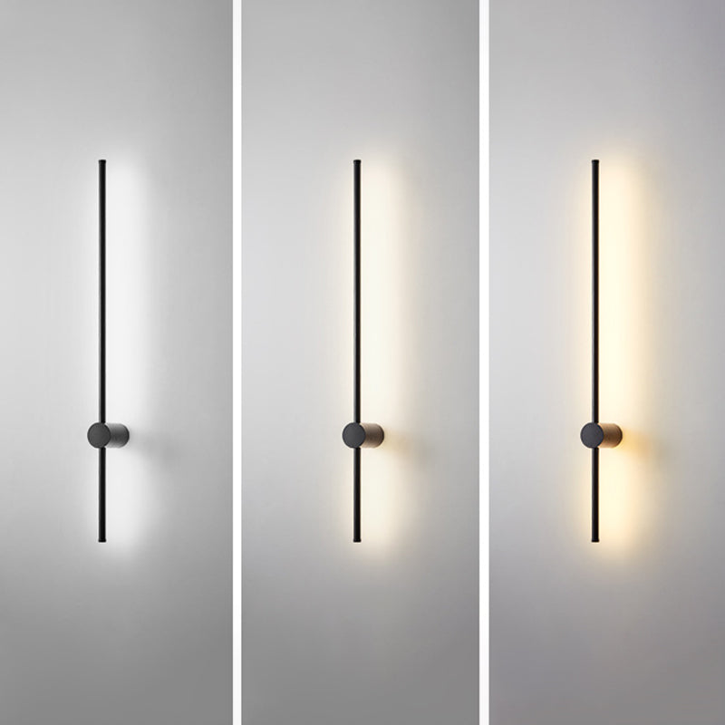 Moup de montant à bande longue lumière simple, application murale de surface LED simple pour le couloir