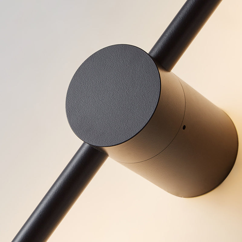 Moup de montant à bande longue lumière simple, application murale de surface LED simple pour le couloir