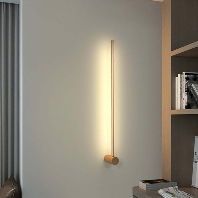 Moup de montant à bande longue lumière simple, application murale de surface LED simple pour le couloir