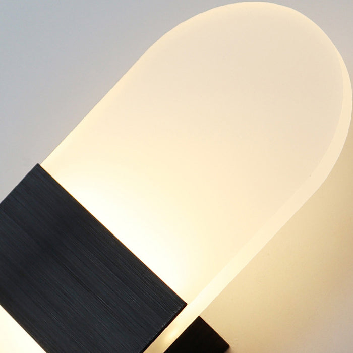Iluminación moderna de pared LED Iluminación minimalista de pared con sombra acrílica para pasillo