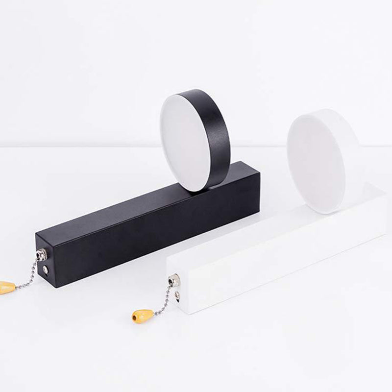 Moderne metallrotbare Wandleuchte geometrische 11 -Zoll -Wandleuchten mit Schalter