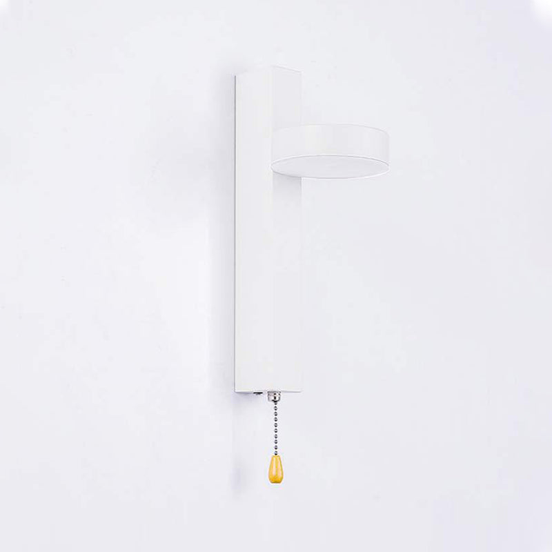 Moderne metallrotbare Wandleuchte geometrische 11 -Zoll -Wandleuchten mit Schalter