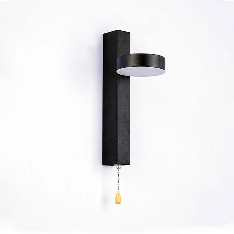 Moderne metallrotbare Wandleuchte geometrische 11 -Zoll -Wandleuchten mit Schalter