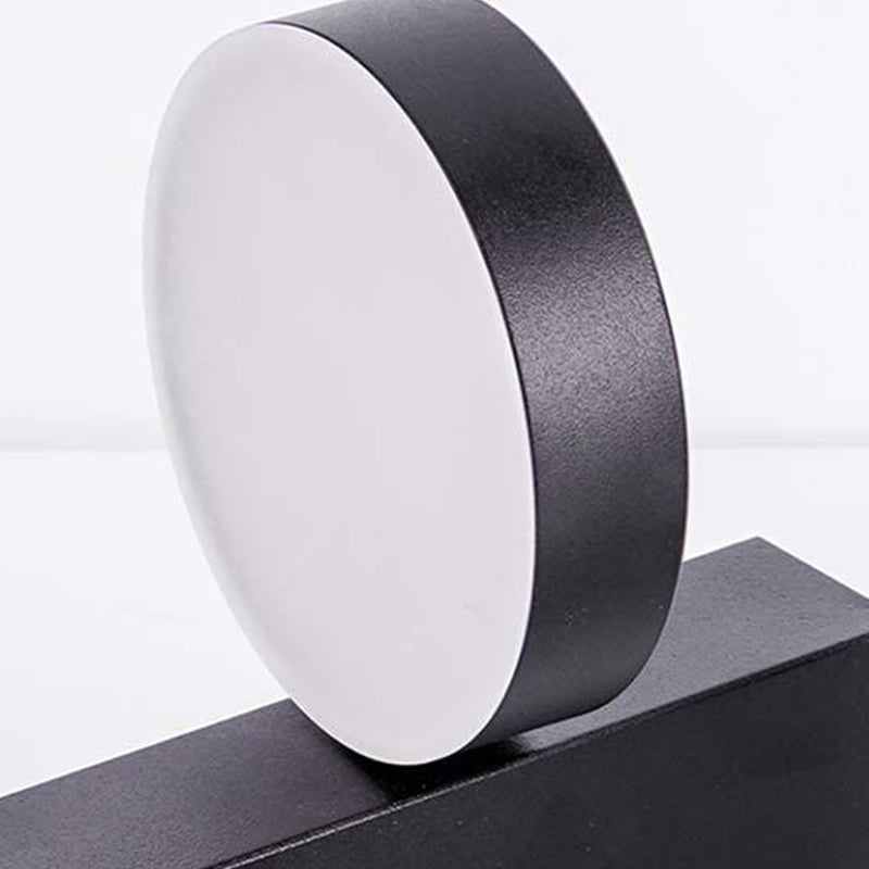 Moderne metallrotbare Wandleuchte geometrische 11 -Zoll -Wandleuchten mit Schalter