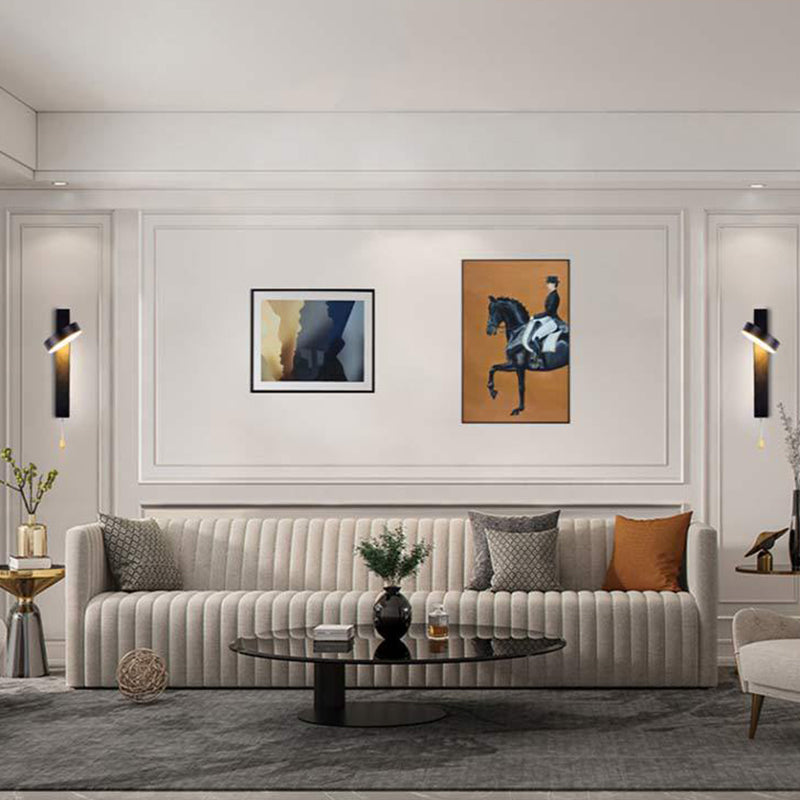 MODERNO METALE RURNABILE RATTABILE REGOLA GEOMETRICA 11 "PONCE MOLTA LED ALTA