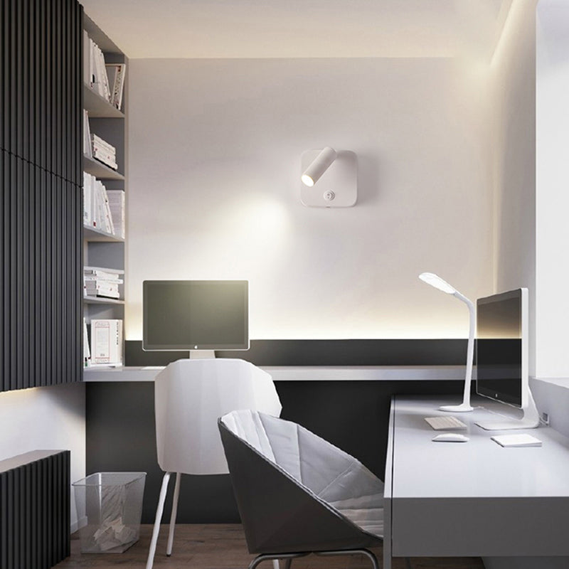 Luminaire d'applique LED Simplicité Litoire de lecture du mur métallique pour chambre à coucher