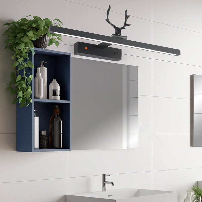 USB Rechargeable Vanity Light Fixtures Modern Style LED Mirror Front Lighting for Bathroom