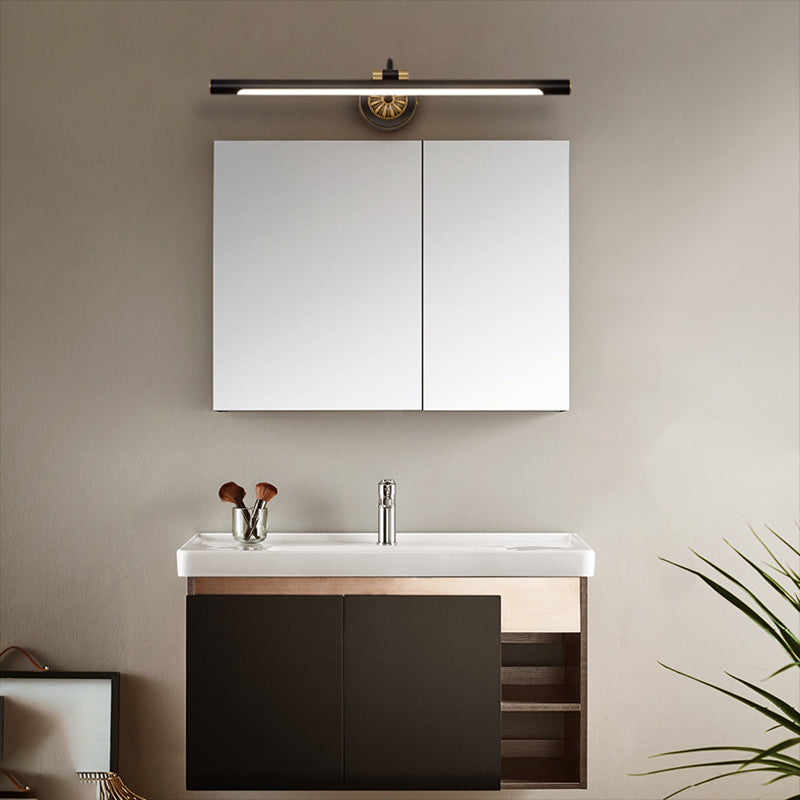 Traditional Mirror Front Lighting LED Vanity Wall Light Fixture with Acrylic Shade