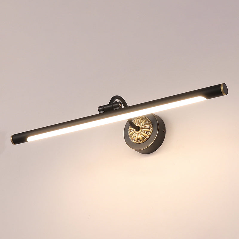 Traditional Mirror Front Lighting LED Vanity Wall Light Fixture with Acrylic Shade