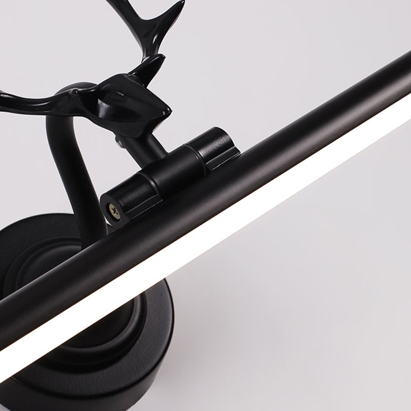 Linear Vanity Lighting Minimalist Metal LED Wall Mounted Lights for Bathroom