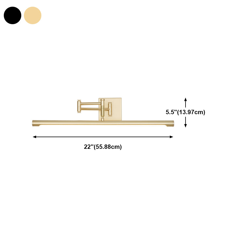Striscia a LED LED Vanity Postmodern Strip Apparecchiatura anteriore specchio regolabile