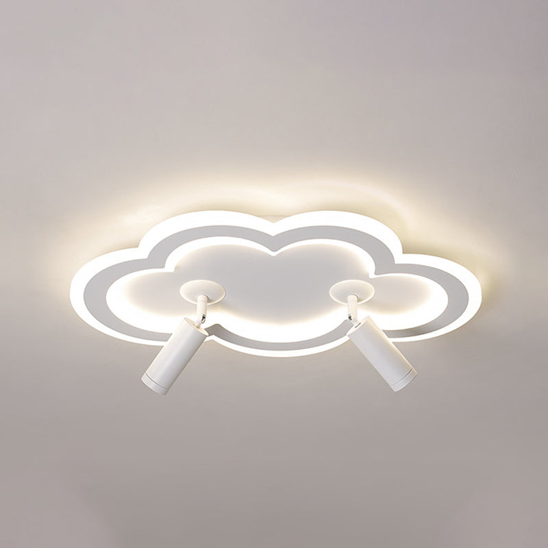 Luminaria de montaje de techo de forma de nube LED Nordic LED de montaje de techo de metal