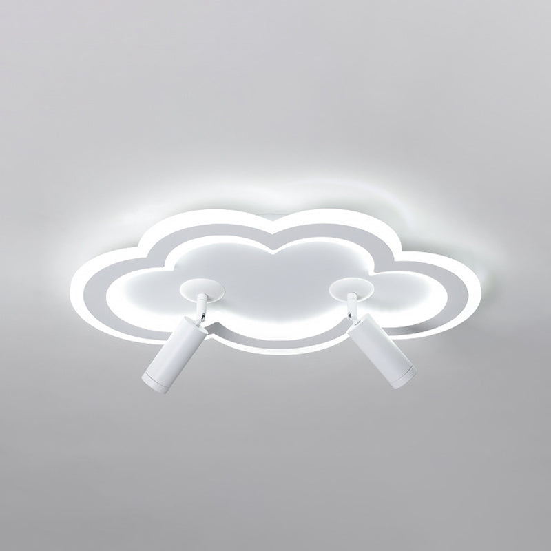 Luminaria de montaje de techo de forma de nube LED Nordic LED de montaje de techo de metal