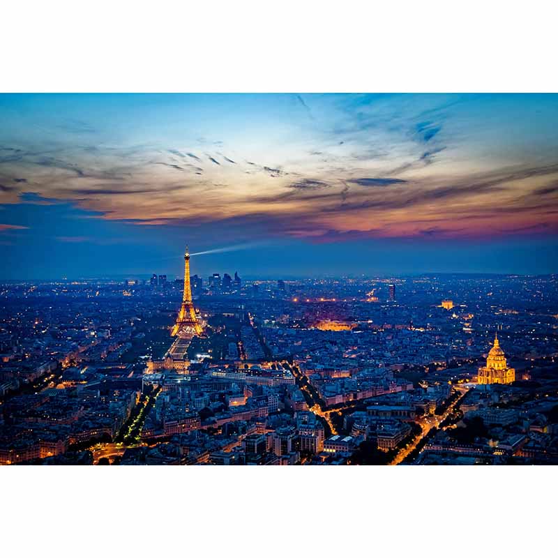 Photography Stain Resistant Mural Wallpaper Urban Landscape Living Room Wall Mural