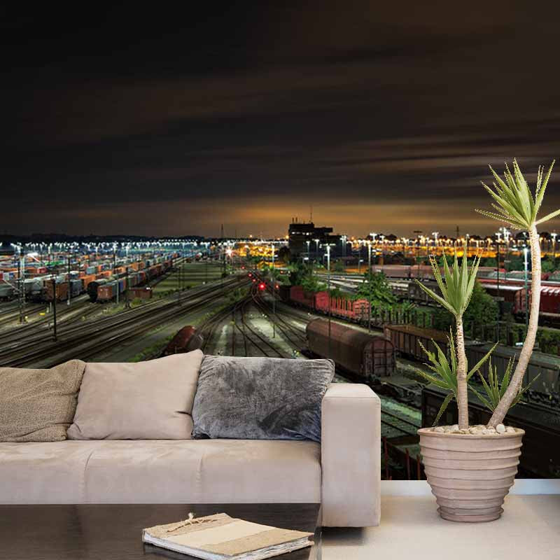 Wall Mural Wallpaper Photography Urban Transportation Sitting Room Wall Mural