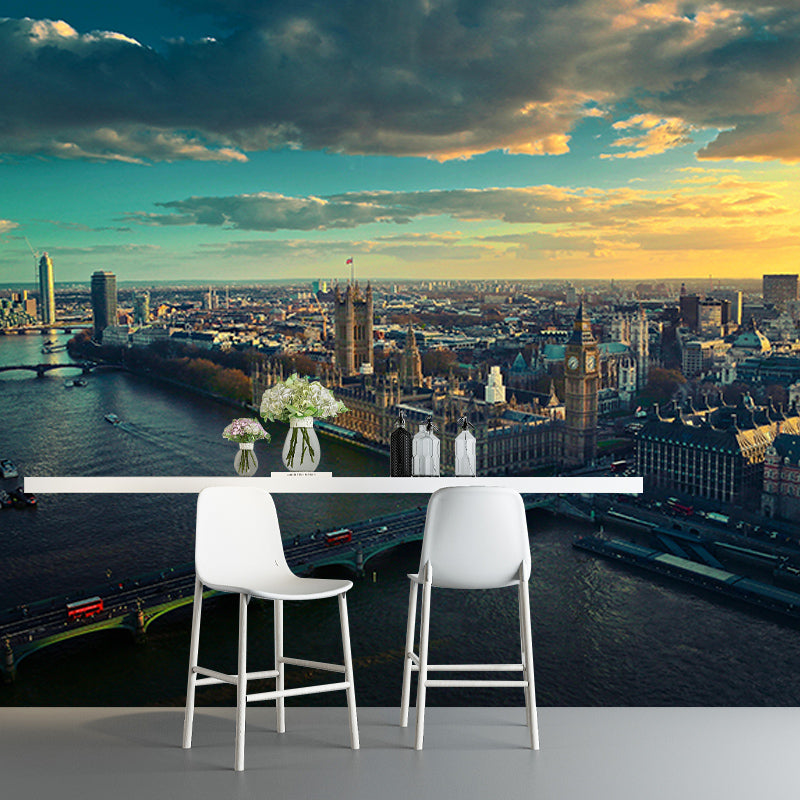 Decorative Photography Mural Wallpaper Urban Landscape Indoor Wall Mural