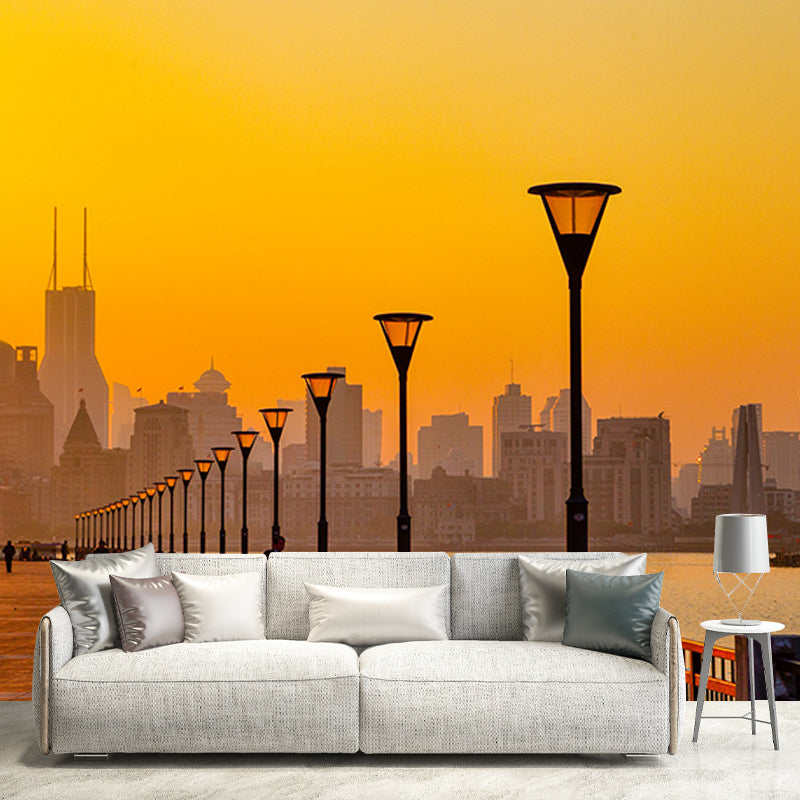 Decorative Photography Mural Wallpaper Urban Landscape Indoor Wall Mural