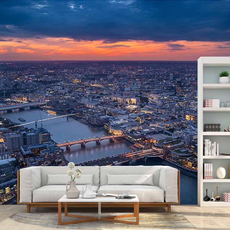 Decorative Photography Mural Wallpaper Urban Landscape Indoor Wall Mural