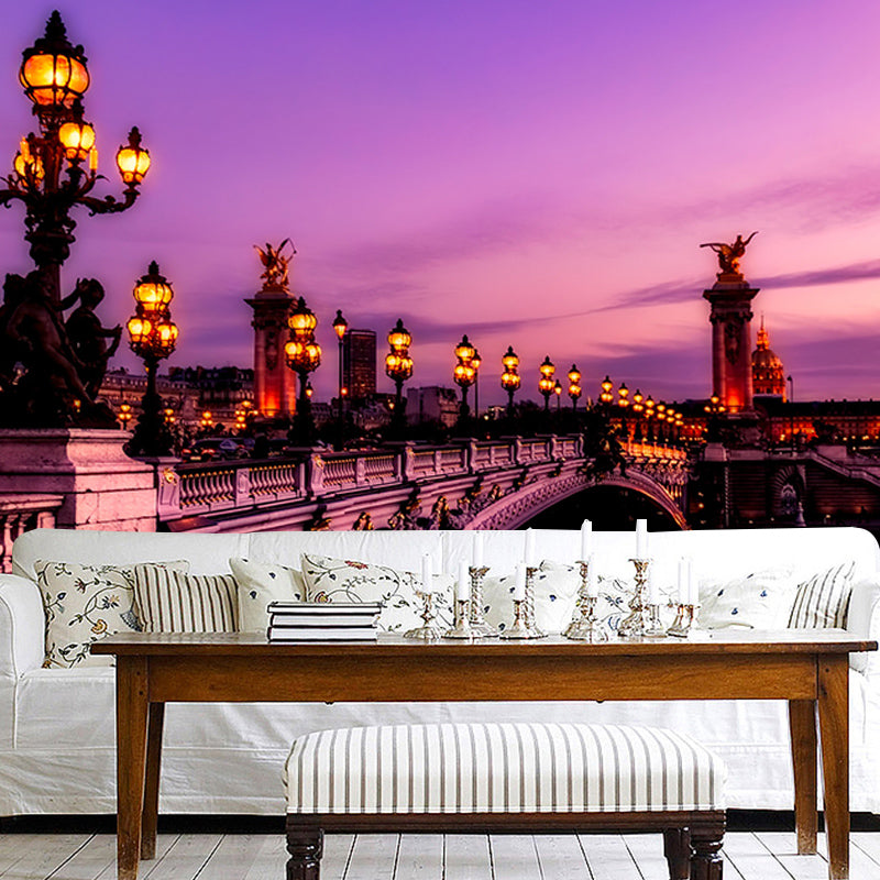 Mural Wallpaper Urban Landscape Photography Environment Friendly Living Room Wall Mural