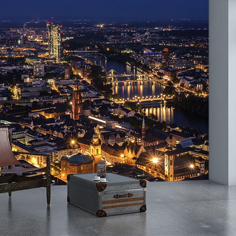 Mural Wallpaper Photography Stain Resistant Urban Landscape Indoor Wall Mural