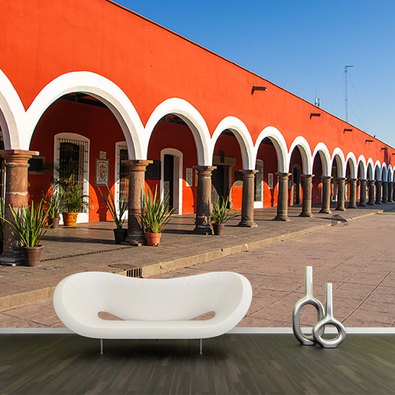 Town Scenery Photography Environment Friendly Mural Wallpaper Bedroom Wall Mural