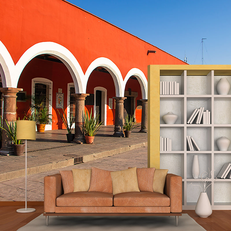 Town Scenery Photography Environment Friendly Mural Wallpaper Bedroom Wall Mural