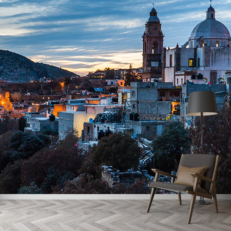 Beautiful Photography Mural Wallpaper Town Scenery Indoor Wall Mural