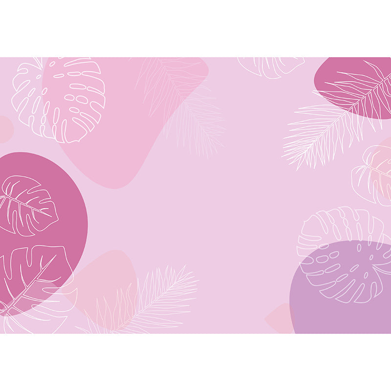 Modern Style Mural Wallpaper Monstera Environment Friendly Bedroom Wall Mural